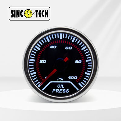 6146T Sinco Tech Yağ Basın Ölçer Metre Oto Mobil Pointer Ekran 52mm Araba